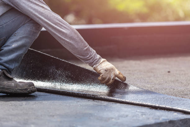 Professional Crawl Space Encapsulation technician working in Frazeysburg, OH